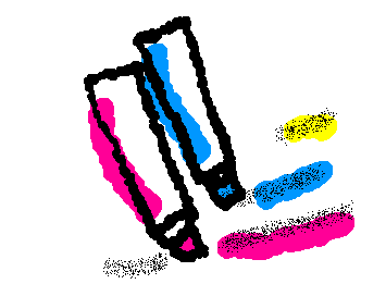 Bolígrafos de colores